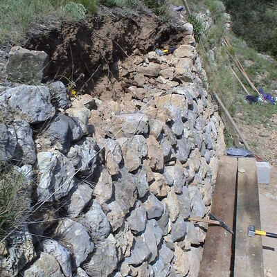 Mur en pierres sèches